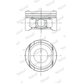 Píst motoru Píst, , 12010ED500, NURAL, 87-437700-00