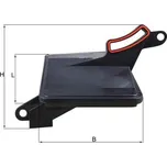 Hydraulický filtr, automatická převodovka, , 703304, 93177682, KNECHT, HX 188