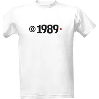 Tričko s potiskem Copyright 1989 Unikát pánské