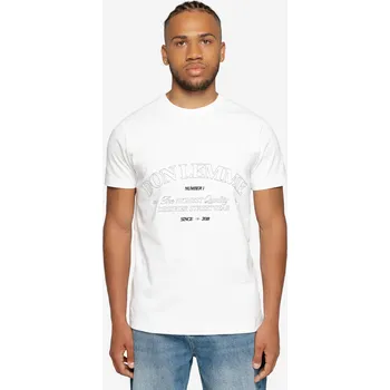 Pánské tričko Don Lemme Pánské regular fit triko Lens - white Velikost: XL