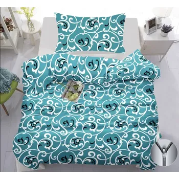 Povlečení TOTÁLNÍ VÝPRODEJ ! BAVLNĚNÉ POVLEČENÍ ORIENT GREEN 140x200/70x90 cm