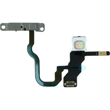 Zapínací tlačítko a flex kabel s kovovým držákem pro iPhone X ORI