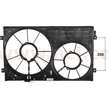 Auto-moto rám sahary chlazení pro 2 vrtule 1.6i, 1.6FSI, 2.0FSI, 1.9TDi (ŠKODA, VW)