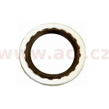 Auto-moto těsnící podložka (tenká) vnitřní průměr 15 mm, vnější průměr 23.60 mm, tloušťka kovové části 1,25 mm, sada 5ks
