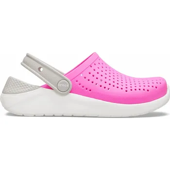 Dámská móda CROCS Literide Clog K Pink/White Velikost (od výrobce): 28/29