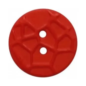 Knoflík Knoflík halenkový 224819 červený - Červený, 13 mm