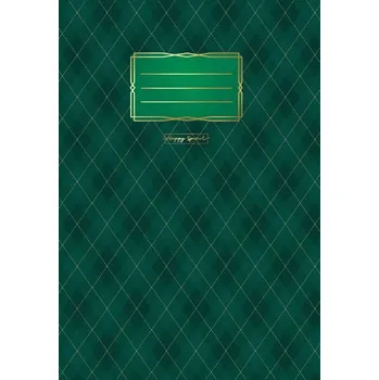 Sešit Sešit Premium zelené kosočtverce A4 - Sešity
