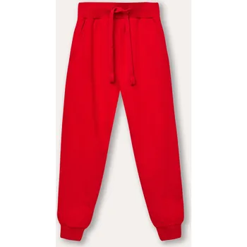 Unisex tepláky Basic - Červená 128