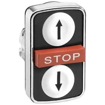 vypínač Schneider Electric ZB4BA71114 Ovládací hlavice trojtlačítková