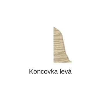 soklová lišta levé ukončení sokl SLK 50 Döllken - W166