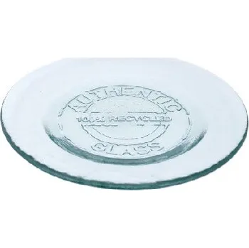 Sklenice 2x Talíř z recykl. skla AUTHENTIC, 20cm (balení obsahuje 2 ks) (DOPRODEJ)|Vidrios San Miguel|Recycled Glass