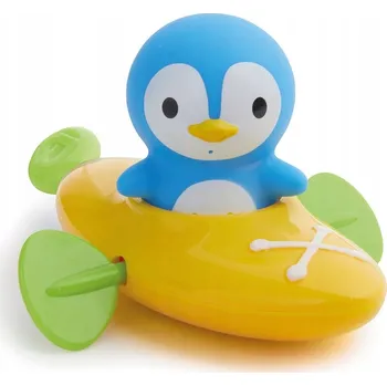 Hračka pro nejmenší Hračka Munchkin v kajaku tučňáček hračka do koupele