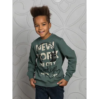 Chlapecká mikina Chlapecká mikina New York - khaki 146