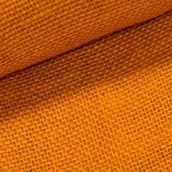 Juta technická (pytlovina), oranžová, CELÁ ROLE 30m