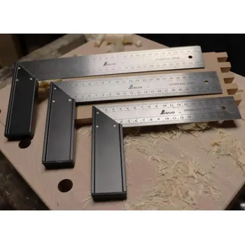 Úhloměr Shinwa - Japonský truhlářský nerezový úhelník Délka: 250 mm
