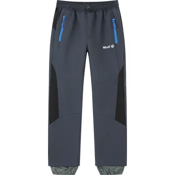 Chlapecké softshellové kalhoty, zateplené - Wolf B2495, tmavě šedá Barva: Šedá, Velikost: 116