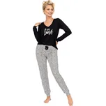 Dámské pyžamo DONNA PANTERA LONG černá XL 0