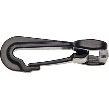 Karabina plastová 30 mm - Donald, barva Černá