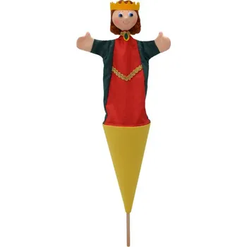 plyšák Královna Karla 54 cm 3v1, kornoutový maňásek