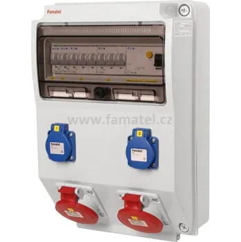 Rozvaděč Famatel v315 - ZSF20200000.1 /3959 Zás.skříň IP44 jištěná s chráničem 40/4/003