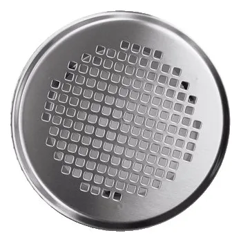 Větrací mřížka Designová krycí mřížka Zehnder Torino - nerez, kruh