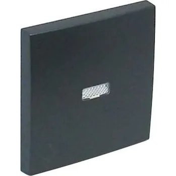 vypínač ELKO EP 90797 TIS - šedá Kryt jednoduchý doutnavka symbol LAMPA