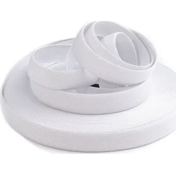 Textilie Pruženka 30mm plochá bílá 53017 -