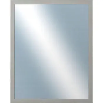 Zrcadlo DANTIK - Zrcadlo v rámu 40x50 | PASTELKA šedá rovná