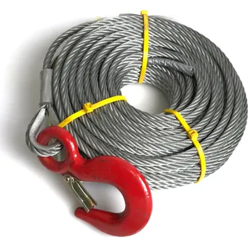 Příslušenství pro přívěs Ocelové lano k navijáku 25 m, 7 mm, AL-KO