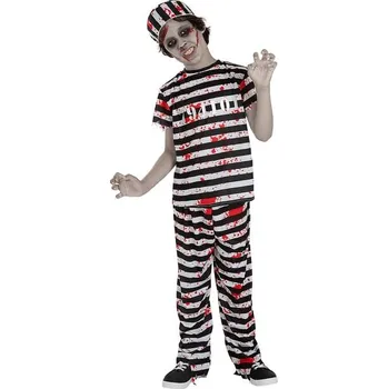 Karnevalový kostým Funiglobal - Kostým zombie vězeň pro chlapce - 7-9 years