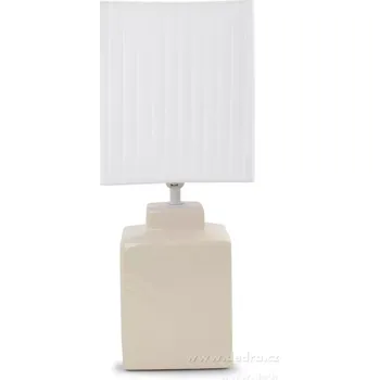 Lampička CUBE stolní lampa 42cm, krémová