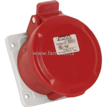 Elektrická zásuvka Famatel 23372 Zásuvka vestavná IP44/400V/32A/4P 6h, přímá - SpeedPRO