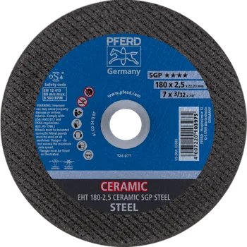Řezný kotouč Pferd 61318025 | Řezný kotouč 180 x 2,5 x 22,23 mm, CERAMIC SGP STEEL