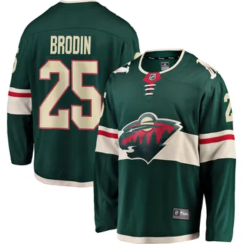 Fanatics Pánský dres Minnesota Wild NHL #25 Jonas Brodin Breakaway Alternate Jersey Velikost: L, Distribuce: USA