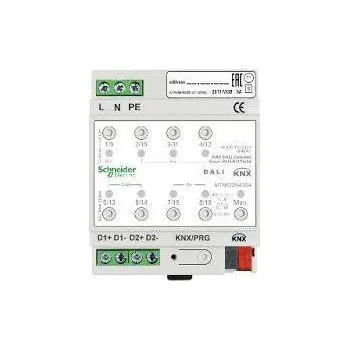 Elektrická zásuvka Schneider Electric MTN6725-0004 KNX DALI brána Basic REG-K/2/16/64
