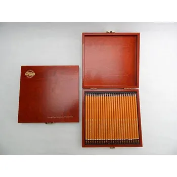 Grafitová tužka Koh-i-noor tužky grafitové souprava 24 ks v dřevěném kufříku