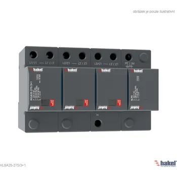 Přepěťová ochrana Hakel 10454 HLSA25-275/3+1 SPD typ 1+2+3