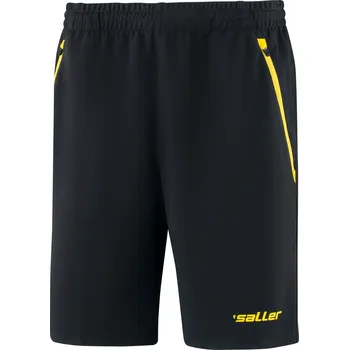 Pánské kraťasy Saller VIBE Tréninkové-volnočasové šortky BARVA: 361 černá-žlutá, Velikost: XXXL Lehký a pohodlný střih pro sport i volný čas
