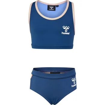 Dívčí plavky Hummel Bell Two Piece Swimsuits Dark Denim 4-5 let