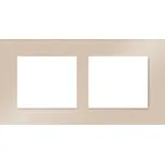 OBZOR DSD 00-00000-125G Rámeček dvojnásobný skleněný DECENTE, bronzový mat