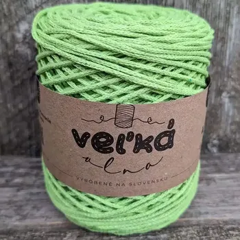 Příze Velká vlna Špagát 3mm Pistácie (Špagátová příze 3mm Pistácia)