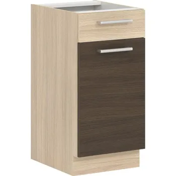 Kuchyňská linka RUTHIN, dolní skříňka D40S1 se šuplíkem, rijeka tmavá + vyzvednutí ZDARMA