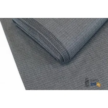 Metráž - Kostým ŠEDÁ KOSTIČKY Pes/Vis/El 13654 - Šedá, 145 cm