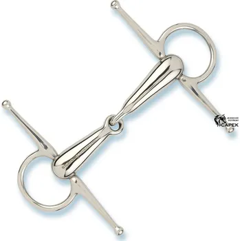 Jezdectví Roubík 1x lomený Stübben -NEREZ- - 12,5cm