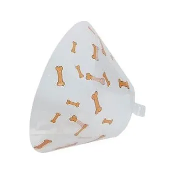 Ochranný límec pro zvířata Límec ochranný BUSTER plastový Bone oranžový 12,5cm