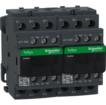 Stykač Schneider Electric LC2D32P7 Reverzační Stykač 32A 1"Z" +1"V" 230V 50/60Hz