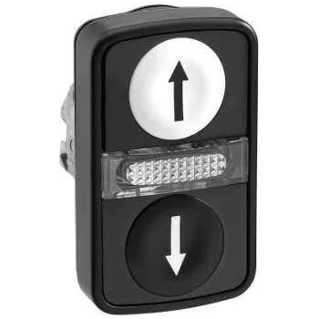 Stykač Schneider Electric ZB4BW7A17247 Ovládací hlavice trojtlačítková se symbolem