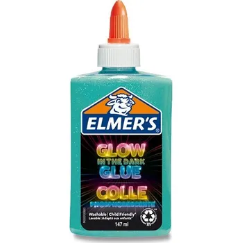 Korekční prostředek Lepidlo ELMER'S Glow in Dark Glue 147 ml, výběr barev modré