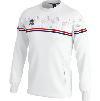 Pánská mikina ERREA´ ERREA DAVIS Tréninková mikina BARVA: bílá - červená - tmavě modrá, Velikost: XS Elegantní tréninková mikina s vysokým komfortem a tepelnou izolací