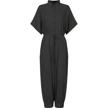 Dámský overall Dlouhý letní overal s límečkem a knoflíky Velikost: L, Barva (Varianta): C